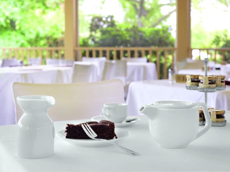 Paderno World Cuisine - Set Di 6 Sottovaso Rotondo Arthur Krupp In Porcellana Bianca Per Tazze Da Tè E Caffè