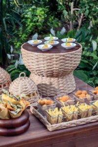 Radici-buffetsysteem-hout en riet