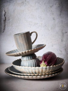 Fine2dine Dune Blue koffie servies