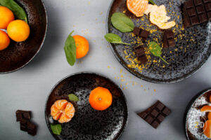 Fine2Dine Oxido Black porcelain