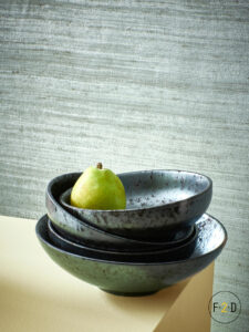 Fine2Dine Oxido Black porcelain