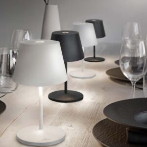 Villeroch & Boch tafellamp Seou;l - zwart en wit
