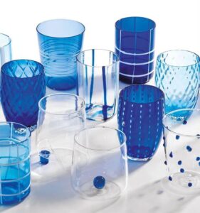 Zafferano glassware collection Melting pot