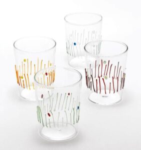 Zafferano glassware collection 4 Stagioni