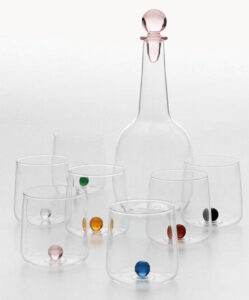 Zafferano glassware collection Bilia